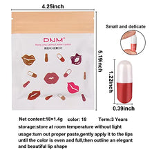 Load image into Gallery viewer, 18Pcs Capsule Pills Lipstick Mini Lip Stick Packs Matte Lipstick Set for Women, DNM Dark Sexy Red Mini Matte Lipstick Makeup Set Waterproof Long Lasting labiales mate 24 horas originales lapiz labial