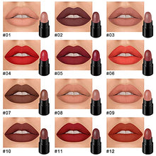 Load image into Gallery viewer, 18Pcs Capsule Pills Lipstick Mini Lip Stick Packs Matte Lipstick Set for Women, DNM Dark Sexy Red Mini Matte Lipstick Makeup Set Waterproof Long Lasting labiales mate 24 horas originales lapiz labial
