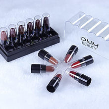 Load image into Gallery viewer, 18Pcs Capsule Pills Lipstick Mini Lip Stick Packs Matte Lipstick Set for Women, DNM Dark Sexy Red Mini Matte Lipstick Makeup Set Waterproof Long Lasting labiales mate 24 horas originales lapiz labial