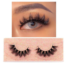 Load image into Gallery viewer, 3D Mink Lashes Fluffy Soft Wispy Natural Cross Eyelash