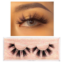 Load image into Gallery viewer, 3D Mink Lashes Fluffy Soft Wispy Natural Cross Eyelash