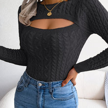 Load image into Gallery viewer, Women's Sexy Hollow-Out Knit Pullover Sweater