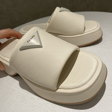 Load image into Gallery viewer, PU Leather Platform Sandals