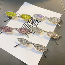 Load image into Gallery viewer, Small Frame Cat Eye Diamond Sunglasses Women Luxury Brand Designer Rhinestone Sun Glasses Sexy Women Eyeglasses