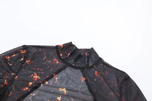 Load image into Gallery viewer, Colorful Print Jumpsuit Women Mesh  See Through Coquette Summer Backless