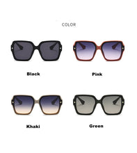 Load image into Gallery viewer, Fashion Square Frame Sunglasses for Women Luxury UV Protection Large Frame