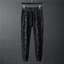 Load image into Gallery viewer, New Men Suits Simple Jacquard O-Neck Long Sleeve Thin T-shirts And Pants Two piece Set For Men's Trendy Outfits