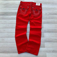 Load image into Gallery viewer, Red Jeans  Loose Casual Hip Hop Street Denim Trousers Couples baggy pants y2k clothes