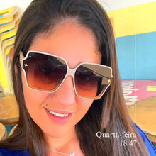 Load image into Gallery viewer, Fashion Square Frame Sunglasses for Women Luxury UV Protection Large Frame