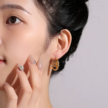 Load image into Gallery viewer, Letter F Zircon 925 Silver Needle High-end Earrings for Women Jewelry