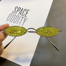Load image into Gallery viewer, Small Frame Cat Eye Diamond Sunglasses Women Luxury Brand Designer Rhinestone Sun Glasses Sexy Women Eyeglasses