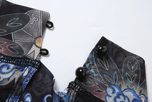 Load image into Gallery viewer, Colorful Print Jumpsuit Women Mesh  See Through Coquette Summer Backless