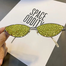Load image into Gallery viewer, Small Frame Cat Eye Diamond Sunglasses Women Luxury Brand Designer Rhinestone Sun Glasses Sexy Women Eyeglasses