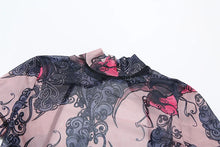 Load image into Gallery viewer, Colorful Print Jumpsuit Women Mesh  See Through Coquette Summer Backless