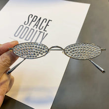 Load image into Gallery viewer, Small Frame Cat Eye Diamond Sunglasses Women Luxury Brand Designer Rhinestone Sun Glasses Sexy Women Eyeglasses