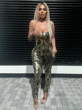 Load image into Gallery viewer, Jumpsuit Backless Cross Straps Sexy