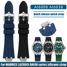Load image into Gallery viewer, Men's Strap Modified Quick Release Silicone Watchband