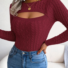 Load image into Gallery viewer, Women's Sexy Hollow-Out Knit Pullover Sweater