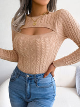 Load image into Gallery viewer, Women's Sexy Hollow-Out Knit Pullover Sweater