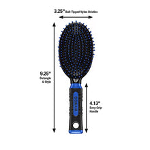 Load image into Gallery viewer, Conair Professional Nylon Bristle All-Purpose Hair Brush for Everyday Brushing (Colors and Packaging Vary), 1ct